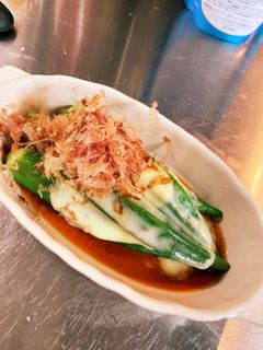 オクラチーズ-レシピのメイン写真