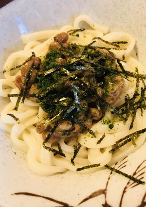 ショートカット●ぶっかけ風納豆うどん-レシピのメイン写真