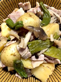 新じゃがいもと豚バラの煮物-レシピのメイン写真