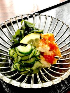 鮮やか☆胡瓜とワカメ・カニカマの酢の物-レシピのメイン写真