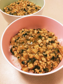 高野豆腐のそぼろ丼-レシピのメイン写真