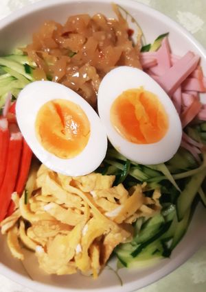 冷え冷えで食べる！自分で作る冷やし中華☆-レシピのメイン写真