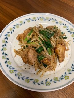 旨辛酢漬け鳥のニラもやし炒め-レシピのメイン写真