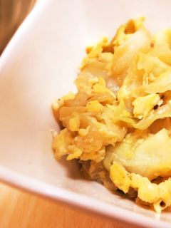 簡単おかず*たまご入りキャベツ炒め*-レシピのメイン写真