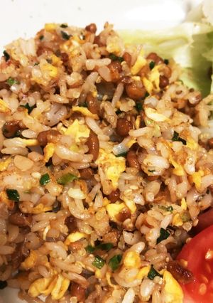 レトルトご飯で納豆チャーハン❁-レシピのメイン写真