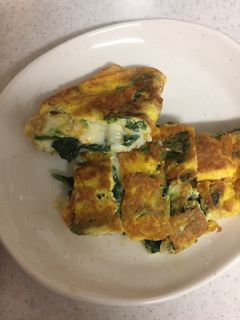 ほうれん草のチーズ卵焼き-レシピのメイン写真