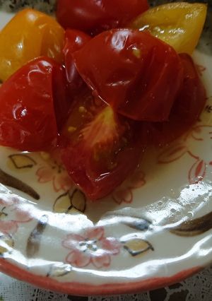 レンジで！トマトのはちみつレモンマリネ-レシピのメイン写真