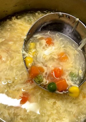 冷凍ミックスで鶏ガラ卵スープ-レシピのメイン写真