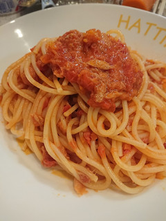ツナと玉ねぎのシンプル!トマトパスタ-レシピのメイン写真