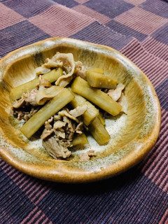 豚バラごぼう-レシピのメイン写真