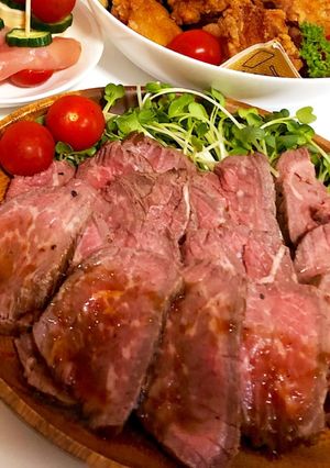 アルミで放置！簡単ローストビーフ-レシピのメイン写真