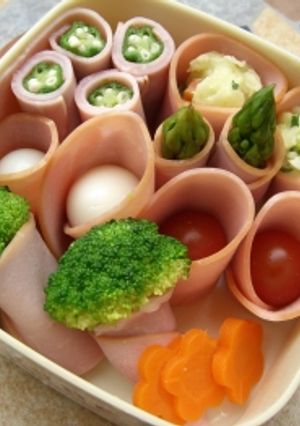 お弁当に♪色々ハム巻き♪-レシピのメイン写真