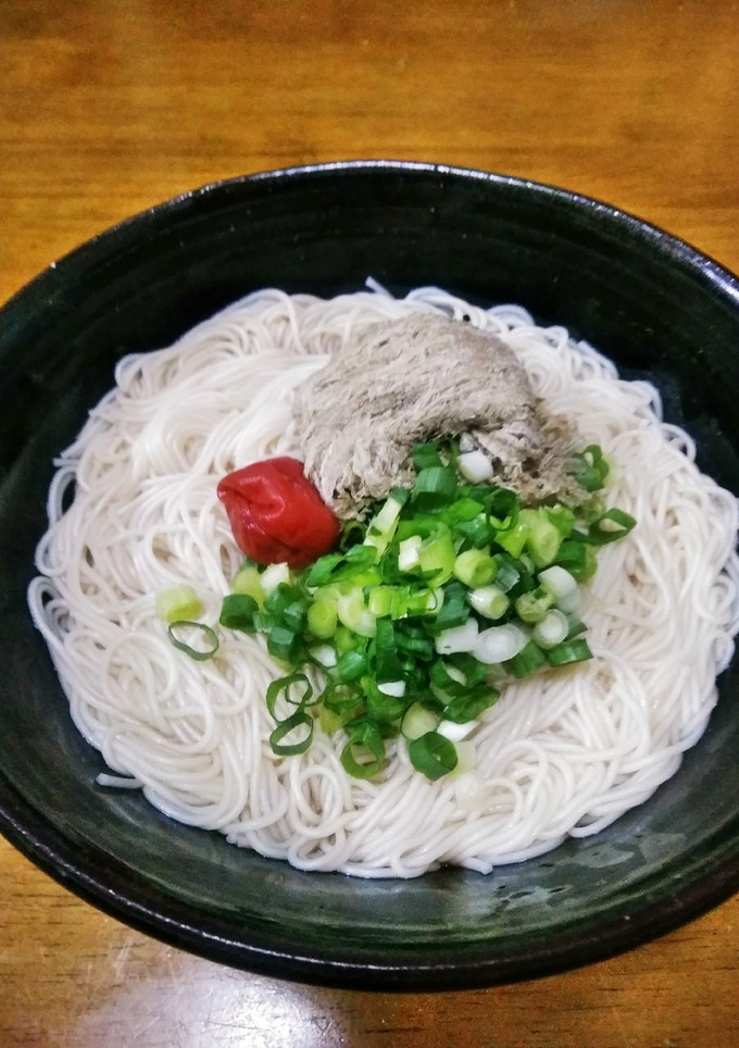 梨湖の簡単時短!にゅうめん-レシピのメイン写真