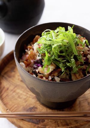 豚バラ肉と大葉でサッパリ混ぜご飯-レシピのメイン写真