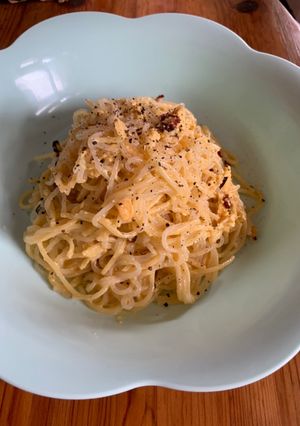 卵のパスタペペロンチーノ-レシピのメイン写真