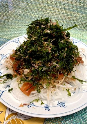 海苔バカ梅ポンサラダ-レシピのメイン写真