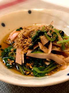 超簡単♪豆苗とハムの ごまおひたし-レシピのメイン写真