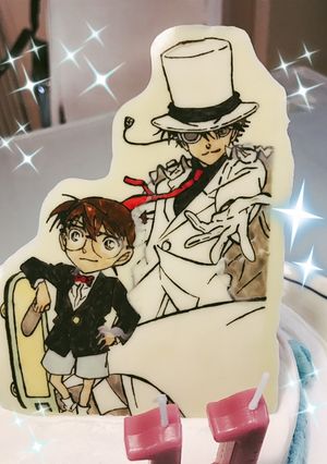 名探偵コナン デコチョコ 誕生日ケーキ-レシピのメイン写真