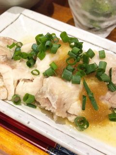 4分レンジ 塩麹で柔らか蒸し鶏おろし和え-レシピのメイン写真