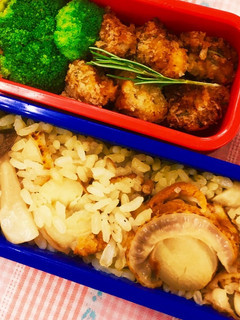 きのことホタテのピラフ☆お弁当レシピ3-レシピのメイン写真
