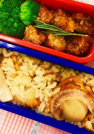 きのことホタテのピラフ☆お弁当レシピ3-レシピのメイン写真