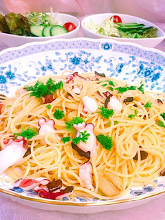 簡単!美味し〜✨たこのオイルパスタ-レシピのメイン写真