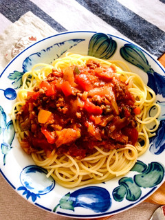 具だくさんミートソースパスタ-レシピのメイン写真