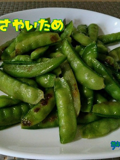 絹さや炒め(中華風)-レシピのメイン写真