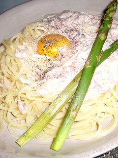 クリームチーズとコンビーフのパスタ。-レシピのメイン写真