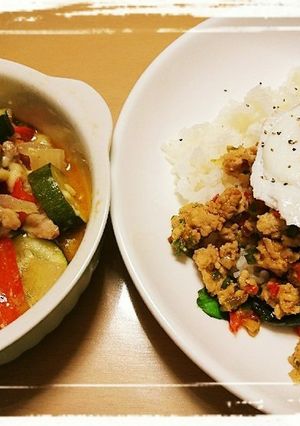 献立《メイン》ガパオライス-レシピのメイン写真