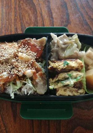 ◎旦那弁当◎その⑮『焼き肉弁当』-レシピのメイン写真