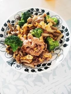 簡単!ブロッコリーと豚肉の中華風炒めもの-レシピのメイン写真