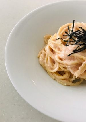 濃厚明太子クリームパスタ-レシピのメイン写真