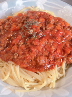トマト缶でミートソース-レシピのメイン写真