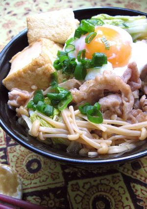 豚すき丼-レシピのメイン写真