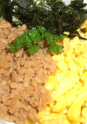 子供が大好き☆三色丼♪-レシピのメイン写真