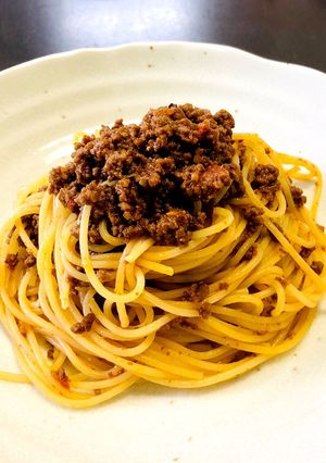 休日のお父さん専用ミートソースパスタ-レシピのメイン写真