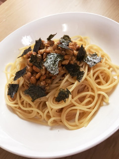 簡単☆納豆和風パスタ-レシピのメイン写真