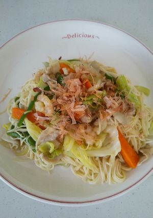素麺チャンプル-レシピのメイン写真