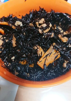 ホットクックでひじきの煮物-レシピのメイン写真