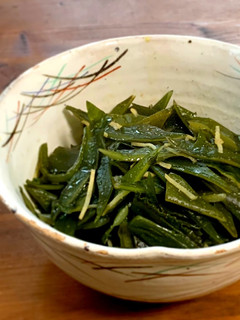 茎わかめと生姜の油炒め-レシピのメイン写真