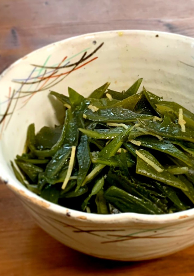 茎わかめと生姜の油炒め-レシピのメイン写真