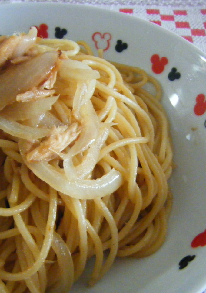 超簡単★ツナと玉ねぎの和風パスタ-レシピのメイン写真