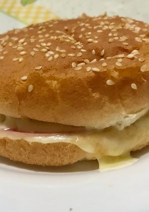 レンジで簡単！とろけるハムチーズサンド-レシピのメイン写真