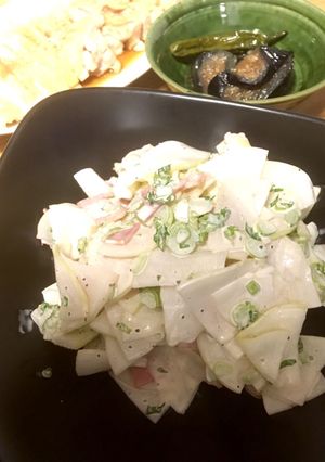 大根とベーコンのサラダ-レシピのメイン写真