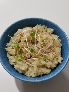 簡単★鶏ひき肉をぽんずで炊き込みご飯-レシピのメイン写真