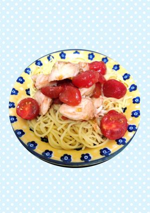 ありもので♫ミニトマトの冷製パスタ-レシピのメイン写真