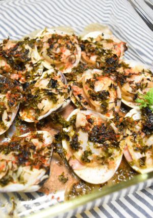 ハマグリの海苔焼き-レシピのメイン写真