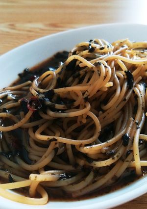 水漬けパスタDE簡単！焼き海苔パスタ-レシピのメイン写真