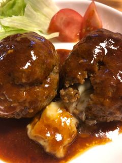 我が家のハンバーグ-レシピのメイン写真